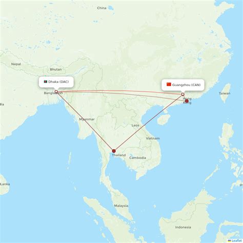 Flights From Dhaka To Guangzhou DAC To CAN Flight Routes