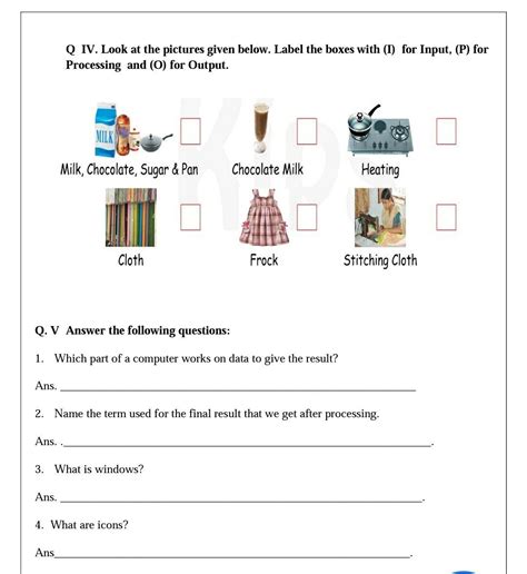 Grade 2 Computer Worksheets