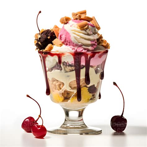 Messy ice cream sundae - Impossible Images - Unique stock images for ...