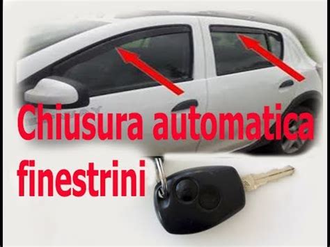 Chiusura Automatica Dei Finestrini Delle Vetture Dacia Dacia Dacia Vari