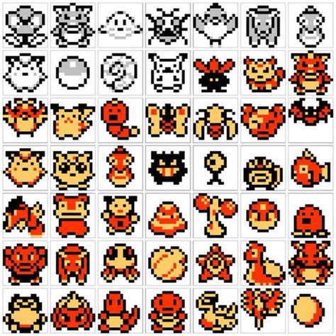 Pokémon Sprites Pokemon Sprites Pixel Art Pokemon Pixel