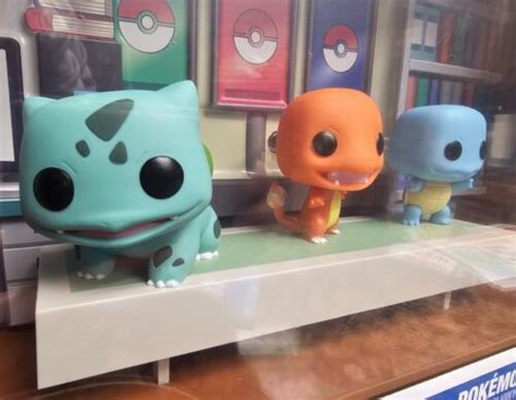 Funko Pop Deluxe Moments Pokemon Charmander Squirtle Bulbasaur