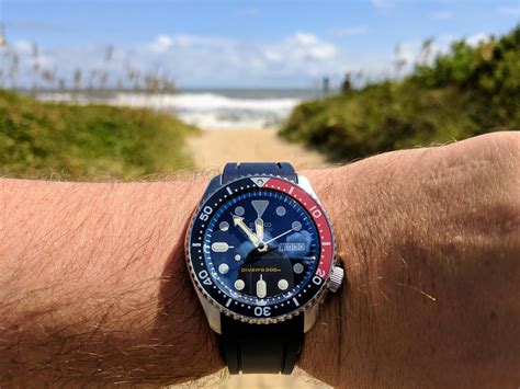 Seiko Skx009 My Skx009 At The Outer Banks Watches