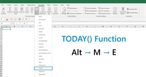 Function To Enter Today S Date In Excel Printable Timeline Templates