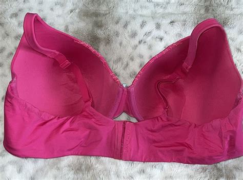 Ln Cacique Lane Bryant True Embrace Lightly Lined T Shirt Bra 46dd Hot Pink Ebay