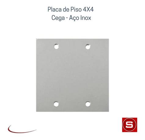 Placa Piso X Inox Mercadolivre