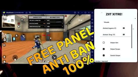 PANEL AIMBOT OB44 GRATIS 100 ANTIBAN PC PANEL FOR ALL EMULATOR