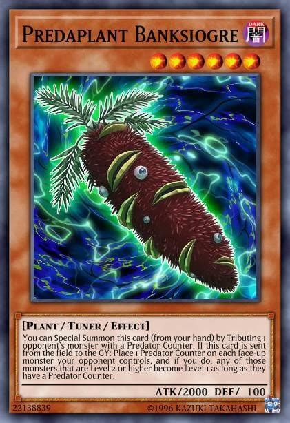 Predaplant Banksiogre Yu Gi Oh Tcg Ygo Cards