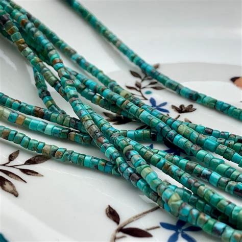 Turquoise Heishi Etsy