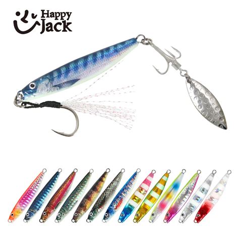 Happyjack Pesca Isca De Metal Gabarito 3D Print Metal Elenco Jigging