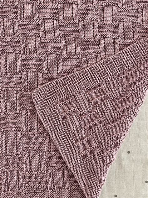 Ravelry Basket Block Baby Blanket Pattern By Mollie May