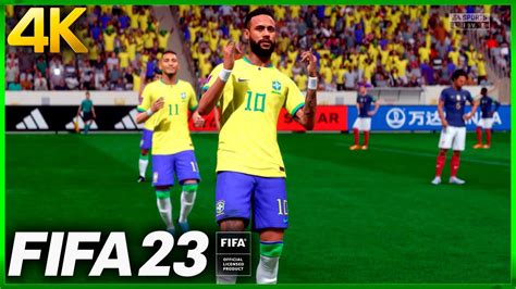 Fifa 23 Brasil X FranÇa World Cup 2022 Qatar Final Ps5™ 4k Youtube