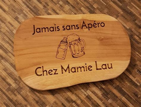 Planche apéro en bois personnalisée Planche à découper Etsy France