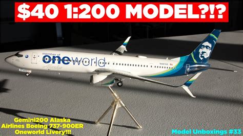 40 1200 Model Gemini200 Alaska Airlines Boeing 737 900er