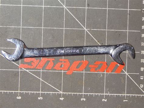 Snap On Way Angle Head Open End Wrench Mm Vsm Four Underlined