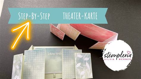 Step By Step Theater Karte Mit Florale Freundschaft Und