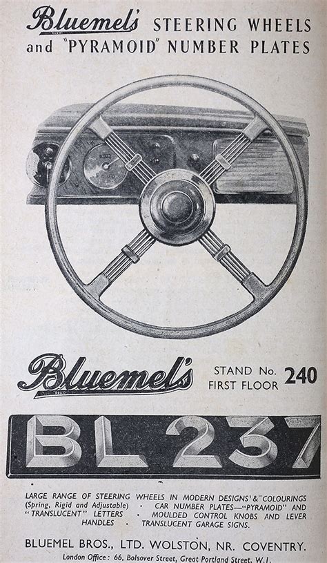 Advert Archive Bluemels Wheels