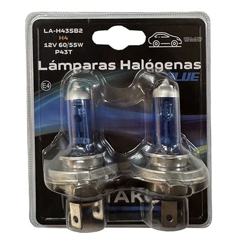 Albocar Jgo Lampara H4 PT43 60 55W 12V Super Blanca En Blister TAKO