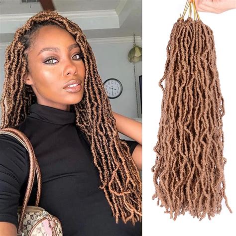 Buy Faux Locs Crochet Hair 18 Inch 6 Packs Soft Locs Pre Looped