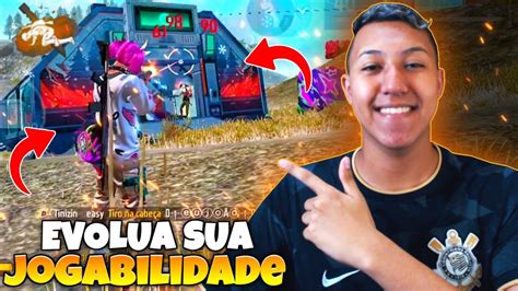 MELHOR FORMA DE EVOLUIR SUA JOGABILIDADE EM 2024 FREE FIRE MOBILE