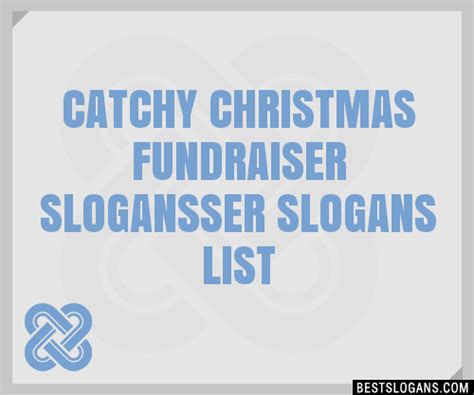 100+ Catchy Christmas Fundraiser Ser Slogans 2024 + Generator - Phrases ...