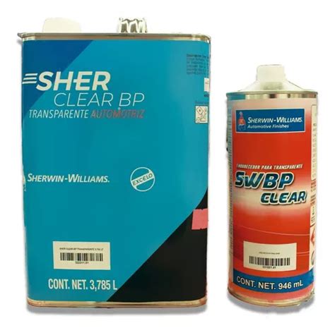 Paquete Transparente Swbp Clear Catalizador 946 Ml Sherwin Envío gratis