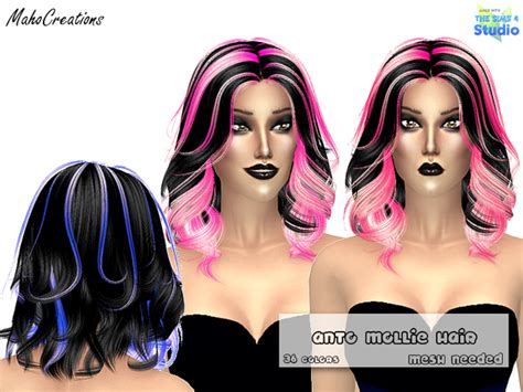 The Sims Resource Anto Mollie Hair Recolor Mesh Needed