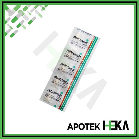 Paracetamol 500 Mg First Medipharma Strip Isi 10 Tablet Obat Demam