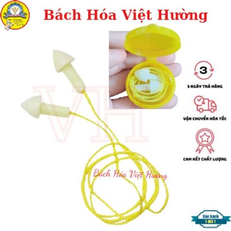 SIÊU RẺ Nút bịt tai chống ồn 1 tầng hiệu quả cách âm chống bụi