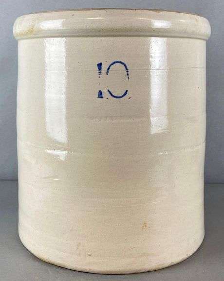 Gallon Stoneware Pickle Crock Matthew Bullock Auctioneers