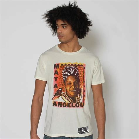 Dr Maya Angelou Portrait Tee Caged Bird Legacy