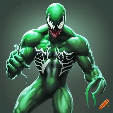 Green Venom Symbiote On Craiyon