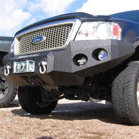 Iron Bull Bumpers® Ford F 150 2006 Full Width Black Front Winch Hd Bumper