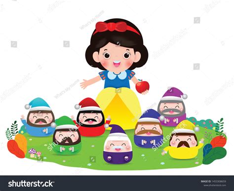 273 Snow white seven dwarfs illustration Images, Stock Photos & Vectors ...