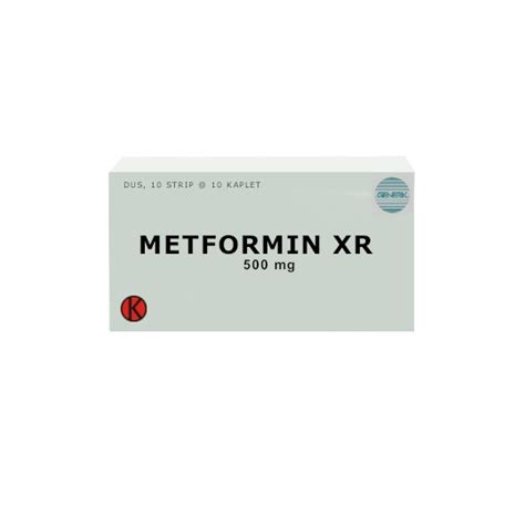 Metformin Xr 500 Mg 10 Tablet Kegunaan Efek Samping Dosis Dan Aturan Pakai Halodoc