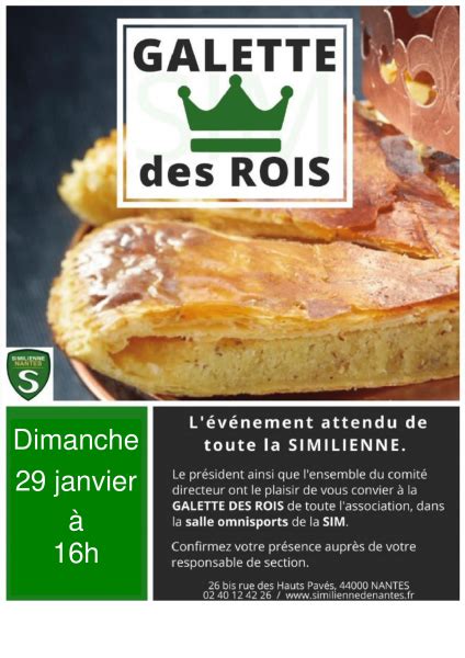 Galette Des Rois La Similienne