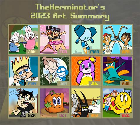 2023 Art Summary By Theherminator On Newgrounds