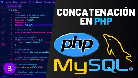 CONCATENACIÓN de strings MÁSTER EN PHP MYSQL y BOOTSTRAP 5 YouTube