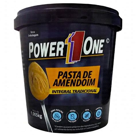 Pasta de Amendoim Integral Power One Loja do Empório Natural Loja