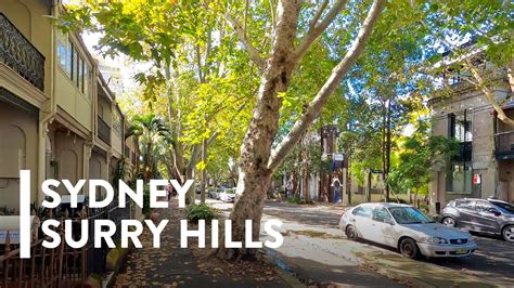 4k Walking Sydney Australia Surry Hills Youtube