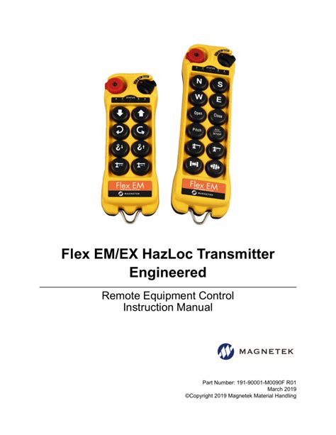 Magnetek Flex Ex Manual