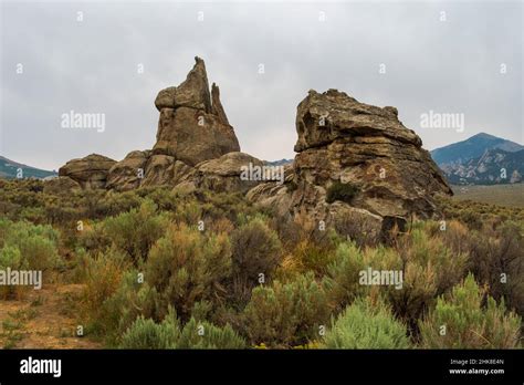 Amazing Rock Formations In City Of Rocks National Reserve Idaho City