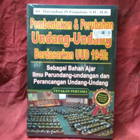 Jual Pembentukan Dan Perubahan Undang Undang Berdasarkan Uud