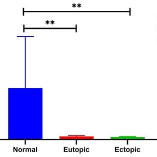 Relative Expression Level Of Mirna In The Ectopic Lesions Eutopic