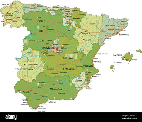 Andalusia Map Hi Res Stock Photography And Images Alamy