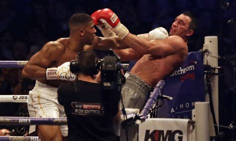 Anthony Joshua Sent Wladimir Klitschko To Retirement With 11th Round