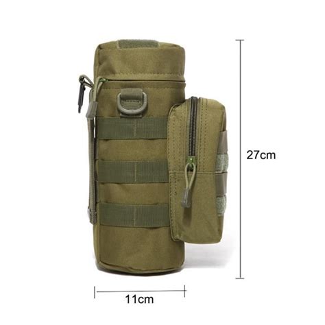 Gourde Bouteille Isotherme Sac Eau Tactique Militaire Molle En