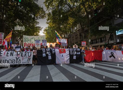 Buenos Aires Argentina 9th De Febrero De 2023 El Comité Argentino De Solidaridad Con La Lucha