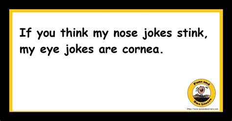 Nose Jokes - Puns And One Liners