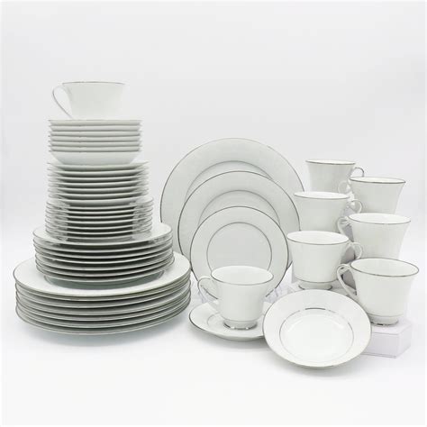 Fine China Noritake Ranier Set For 8 48 Piece Dinnerwar Etsy